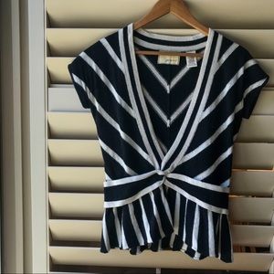 Anthropologie Guinevere Striped Sweater